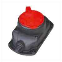 3x25 A Kauçuk Tekli Duvar Prizi IP44