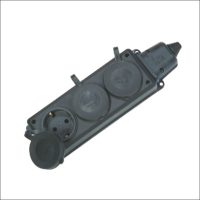 1x16 A Kauçuk 3'lü Grup Priz IP44