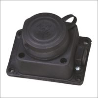 1x16 A Kauçuk Tekli Duvar Prizi IP44